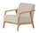 Elma Lounge Chair - White/Natural