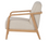 Elma Lounge Chair Side - White/Natural