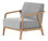 Elma Lounge Chair - Grey/Natural