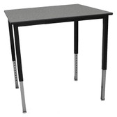 Quadric Height Adjustable Student Table Range