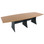 Ship Shape 3m Boardroom Table - Beech/Ironstone