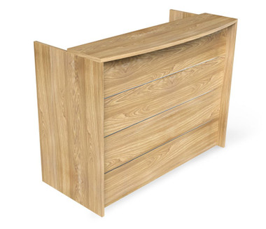 Taskfurn RD2 Reception Desk - Wild Oak