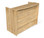 Taskfurn RD2 Reception Desk - Wild Oak