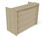 Taskfurn RD2 Reception Desk - Natural Oak