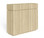 Taskfurn Hinged Door Credenza with Planter Box - Natural Oak