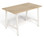 Taskfurn Lean Tall Table 910H - Wild Oak/White
