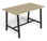 Taskfurn Lean Tall Table 910H - Natural Oak/Black