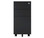 Taskfurn Steel Slimline 3 Drawer Mobile Pedestal - Black - Front