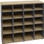 Rapid Worker Pigeon 20 Hole Storage Unit - Oak 