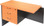 Rapid Worker Fixed Pedestal Three Personal Drawers - Beech/Ironstone
