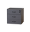 Rapid Worker Fixed Pedestal Three Personal Drawers - Ironstone