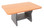 Rapid Worker Coffee Table - Beech Top & Ironstone Base