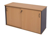 Rapid Worker Credenza - Beech/Ironstone
