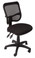 EM300 Medium Back Mesh Chair - Fabric Seat