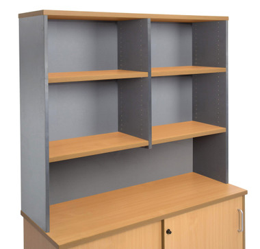 Rapid Worker Hutch - Beech/Ironstone