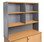 Rapid Worker Hutch - Beech/Ironstone