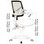 Hino Mesh Back Typist Chair - Dimensions