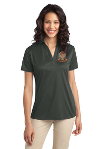 Brentsville EMBROIDERED Ladies Port Authority Silk Touch Performance Polo - STEEL GREY
