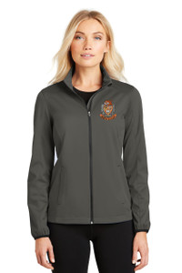 Brentsville EMBROIDERED Ladies Port Authority Active Soft Shell Jacket - GREY STEEL