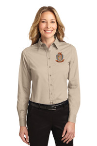 Brentsville EMBROIDERED Ladies Easy Care Long Sleeve Dress Shirt