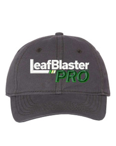 Gutterglove® EMBROIDERED WHITE LEAFBLASTER PRO® - "Dad" Cap - Charcoal