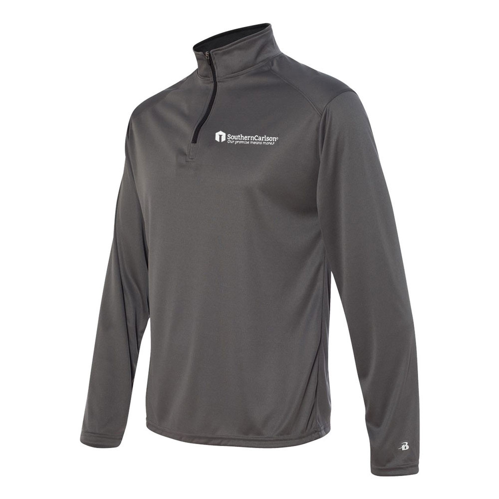 SouthernCarlson Unisex Performance Pullover - Graphite w/White Logo ...