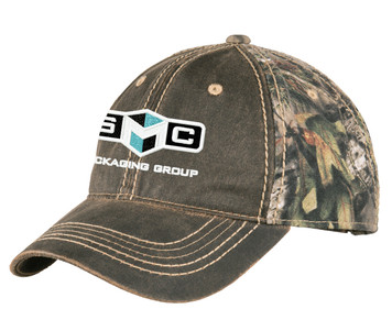 SMC EMBROIDERED Snap Back Pigment Dyed Cap - Mossy Oak Break-Up Country