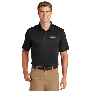 Ozark Aeroworks EMBROIDERED RED & WHITE AN EAGLE PARTNER - Tall Select Snag-Proof Polo - Black