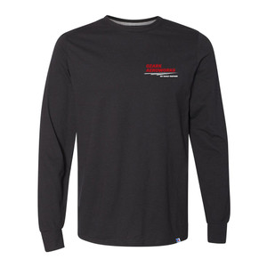Ozark Aeroworks FLC & FULL BACK RED & WHITE AN EAGLE PARTNER - Russell Athletic Performance Long Sleeve T-Shirt - Black