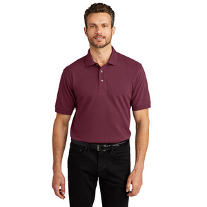 Meeks Port Authority® Heavyweight Cotton Pique Polo