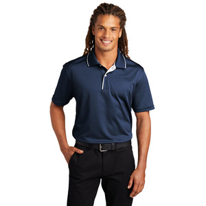 Meeks Sport-Tek® Dri-Mesh® Polo with Tipped Collar and Piping