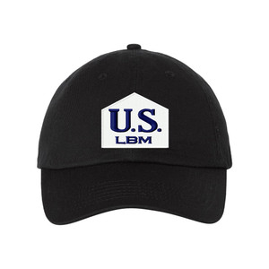 US LBM - CAP FRONT - Unstructured Cap - Black