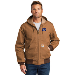 US LBM Carhartt ® Thermal-Lined Duck Active Jac - Carhartt Brown