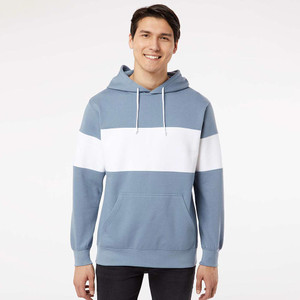 *NEW* Meeks Classic Fleece Colorblocked Hooded Sweatshirt