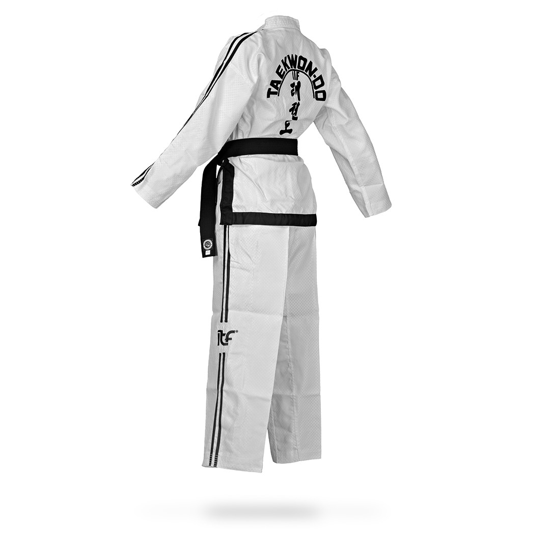 White collar Dobok taekwondo DOUBLE Y Generation neutral