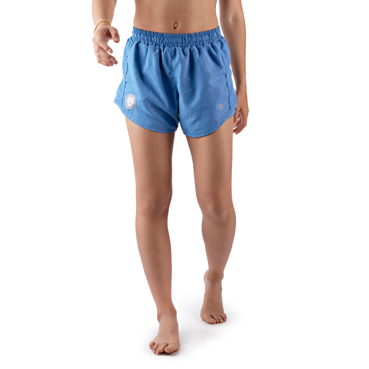 Breeze Run Short - Women's Light Blue Running Shorts – Vitality