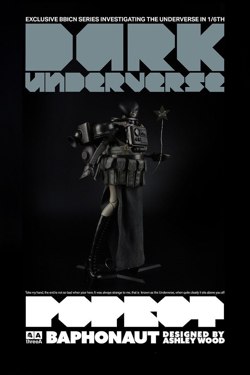 [3A-DARK] ThreeA 1/6 DARK UNDERVERSE BAPHONAUT BBICN Exclusive by Ashley  Wood - EKIA Hobbies