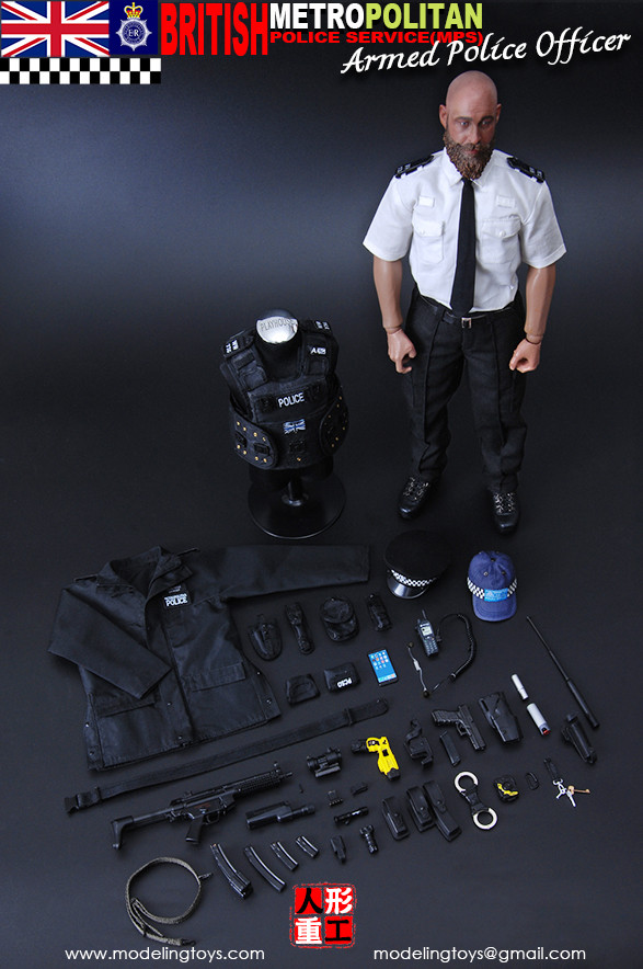 1:6 British Metropolitan Police "Armed Police Officer" Cuff MODELING TOYS 