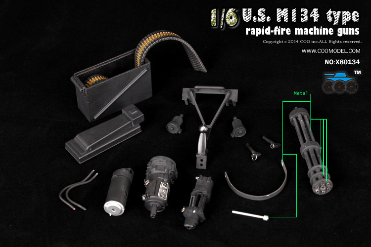 CM-X80134] COOMODEL - US M134 Rapid-Fire Machine Mini Gun (Metal