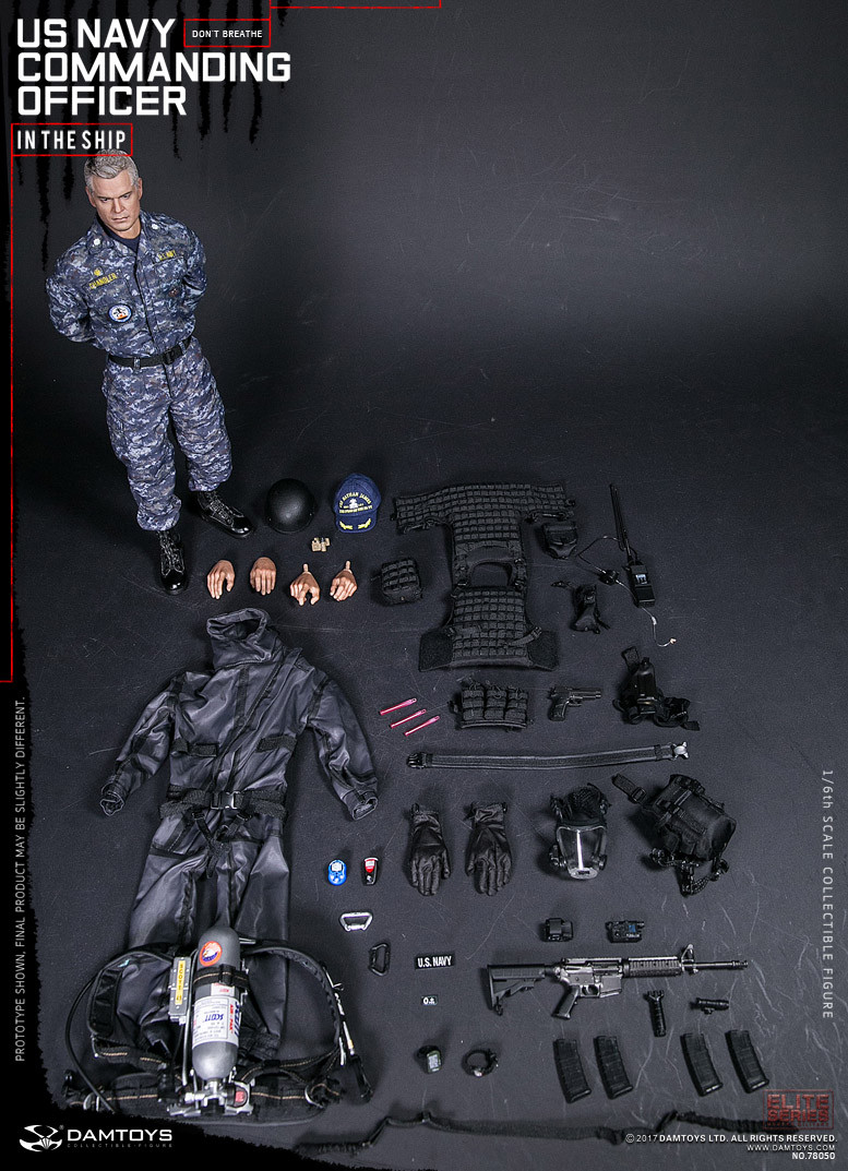 DAM-78050] DAM Toys 1/6 Navy Commanding Officer Boxed Figure