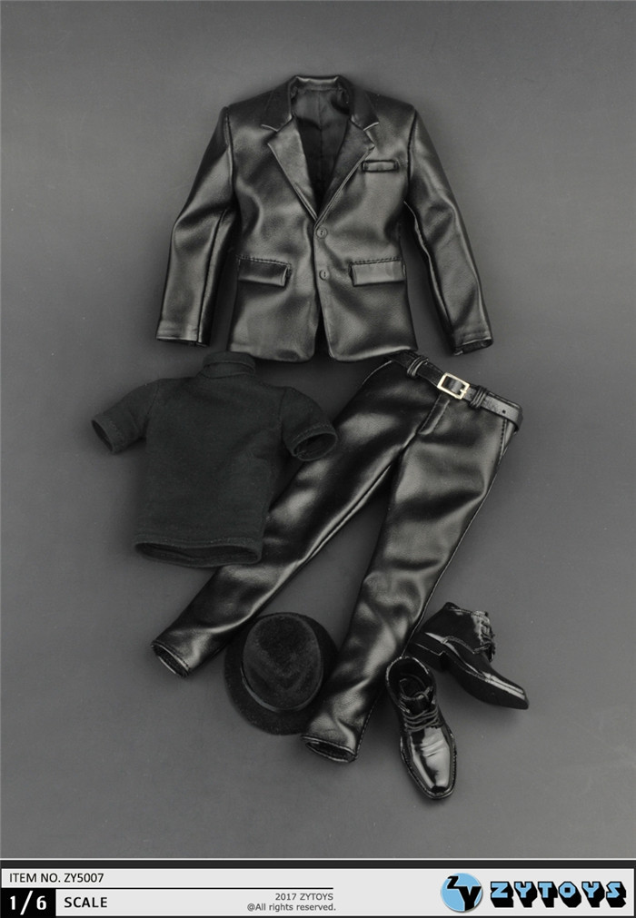 ZY-5007] ZY TOYS 1/6 Action FIgure Leather Suit - EKIA Hobbies