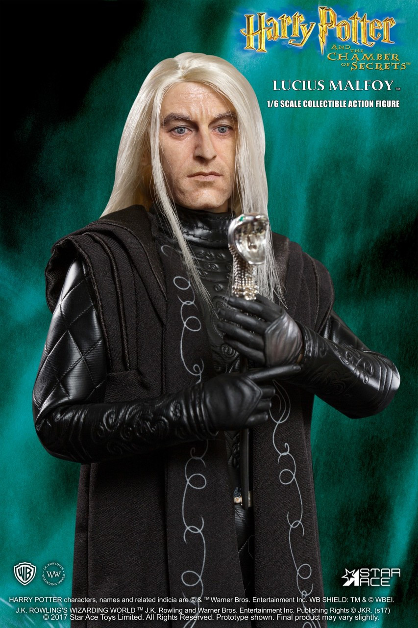[sa-0021] harry potter star ace lucius malfoy 1:6 boxed figure