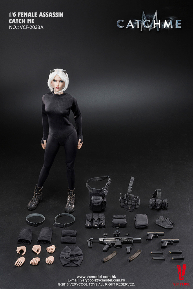 VCF-2033A] Very Cool 1/6 Female Assassin Catch Me with Normal