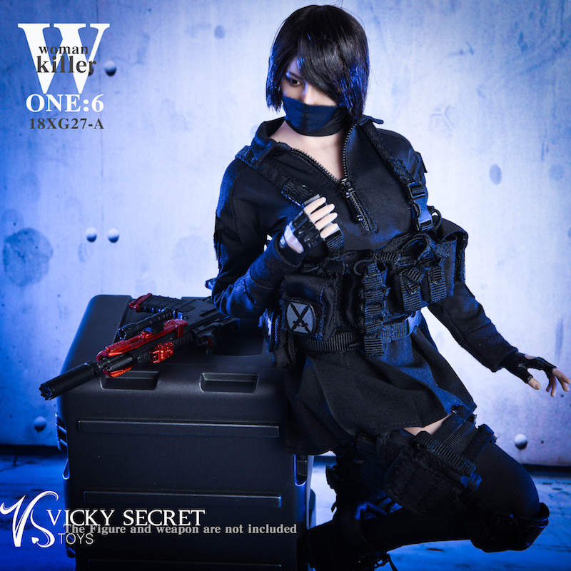 VST-18XG27] 1/6 Female Assassin Figure Accessory by VS Toys - EKIA