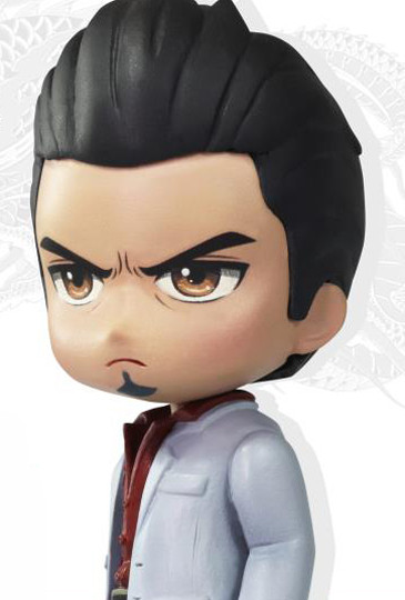 [asm-qb001] kiryu kazuma 4" tall figure in qbitz yakuza series