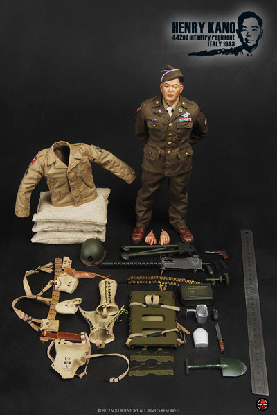 ミリタリー SOLDIER STORY WWII SS059 HENRY KANO SS-59] 1/6 Henry Kano 442nd Infantry Regiment Italy 1943 by
