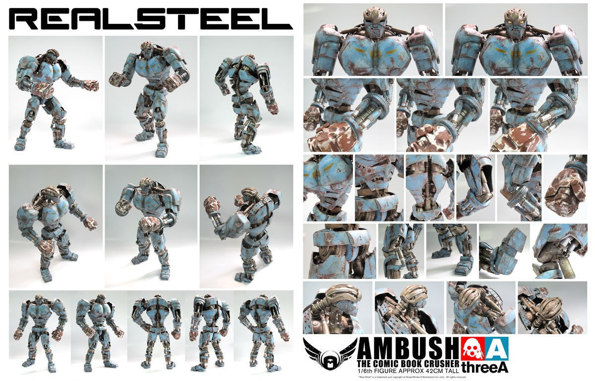 3A-AMBUSH-RE] THREEA Real Steel Ambush Retail Version - EKIA Hobbies