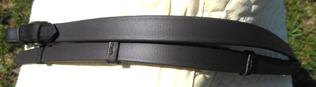 Black in 3 Lengths; Great Product & Value! Biothane Reins w/Stops in 3/4" 