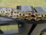 Baroque Inspired Custom Browbands-Antique gold/clear crystal/mohagany obsidian beads