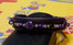 10" Custom Dog Collars w/Gemstones-blk/eggplant-chryosite, miracle beads, hypersthene